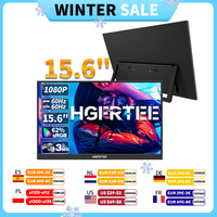 HGFRTEE 15.6inch Portable Monitor FHD-IPS Panel Second Screen for Laptop Gaming Extended Display with Type C HDMI