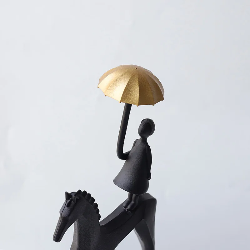 Creative Art Design Shooting Props Crafts Children Gifts Metal Desktop Sculpture