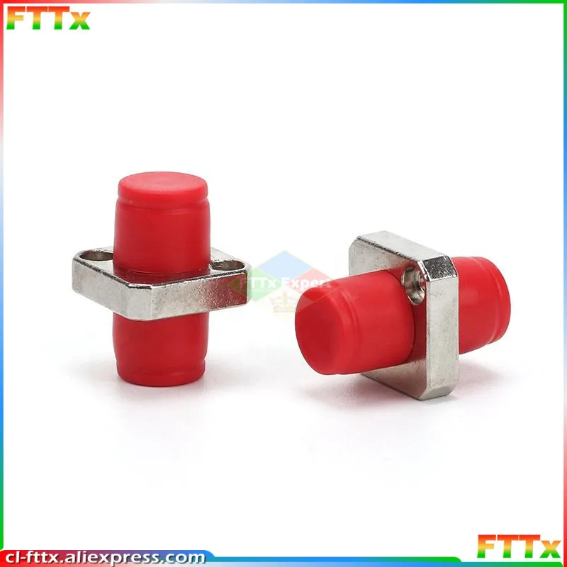 

50PCS FC Fiber Optic Adapter Type Sample FC Optical Fiber Coupler FC Square Flange FC Connector FC-FC