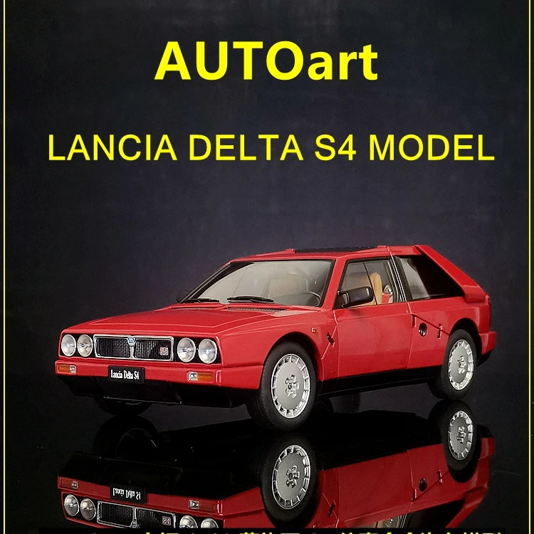 

Модель автомобиля AUTOart 1/18 Lancia DELTA S4 из сплава, коллекционная Подарочная Миниатюрная модель с орнаментом