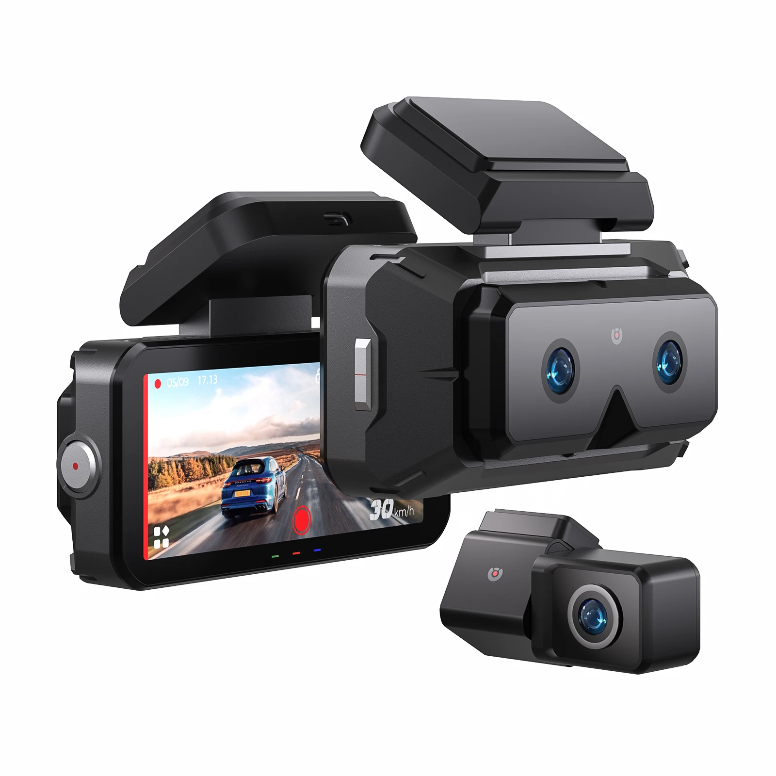 

AKEEYO Night Vision Rearview Mirror Display Lcd Screen Rear View Dashcam Usb Charger Digital Vehicle With Gps