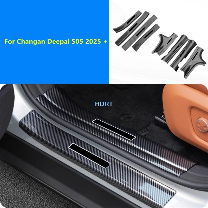 

Подходит для Changan Deepal S05 2025 + стиль автомобиля, порог, порог, педаль приветствия, задняя защита багажника, чехол для багажника, аксессуары