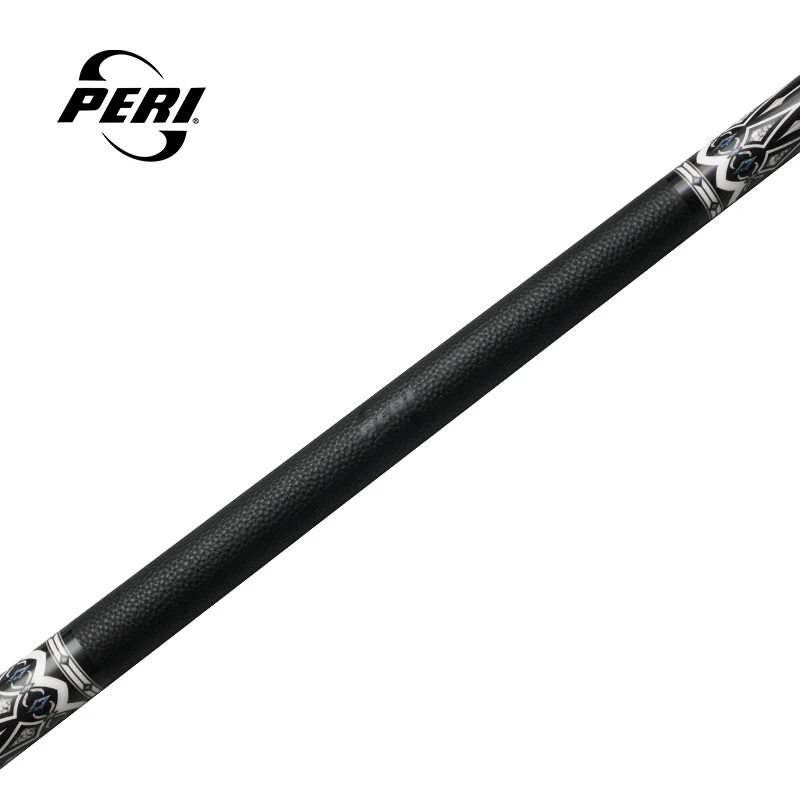 Peri P-D08 Pool Cue Stick 12.55mm Tip 1/2 Canadian Maple Wood Low Deflection Shaft 58