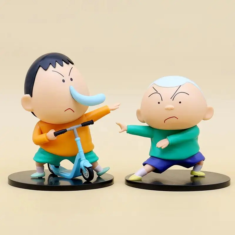 12 سنتيمتر تلوين شين تشان أنيمي نموذج لجسم Nohara Shinnosuke الواقي الذكري شياو كوي Zhengnan Ah Dai Kazuma الدمى الحلي ألعاب أطفال هدايا