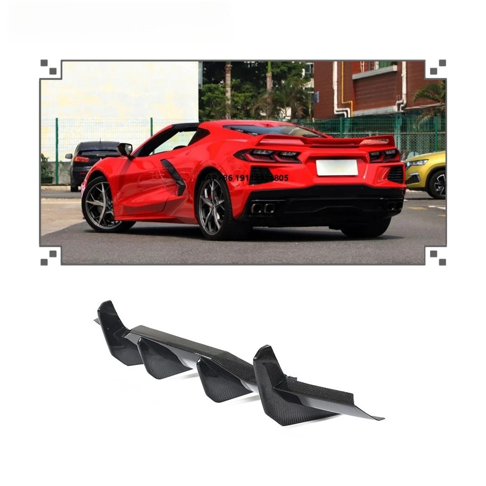 

Fashionable Simplicity Carbon Fiber Rear Bumper Diffuser for Corvette C8 2020-2021