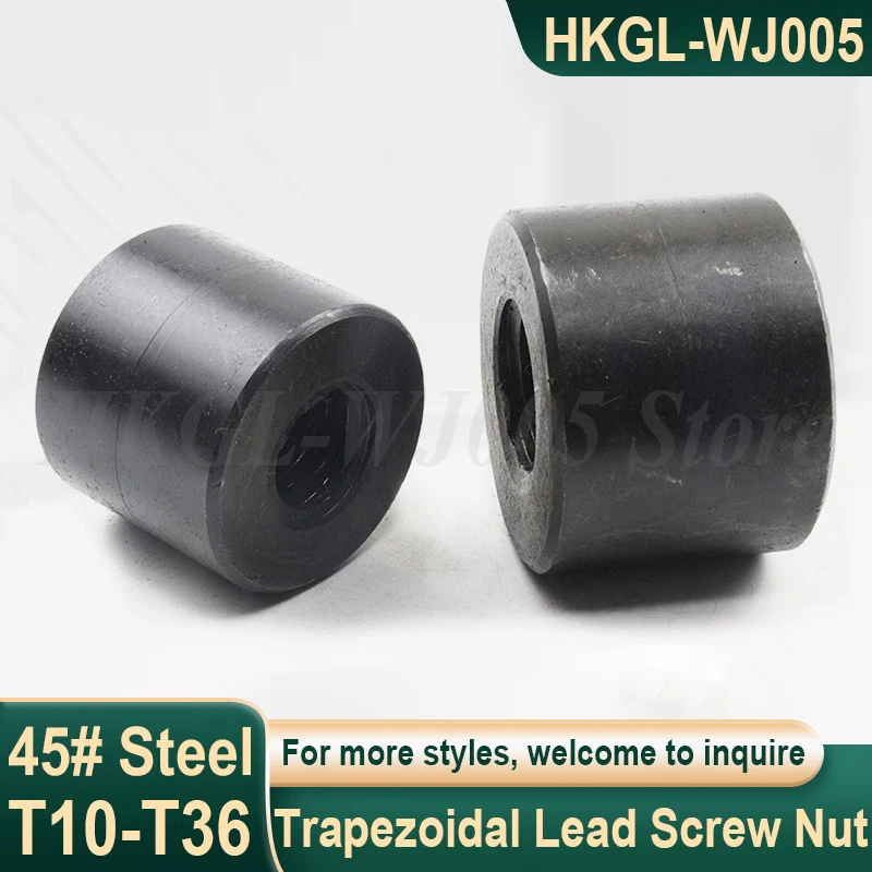 

T10-T36 Trapezoidal Lead Screw Nuts Right Hand Thread Cylindrical Nuts Lead Screw Nuts For CNC