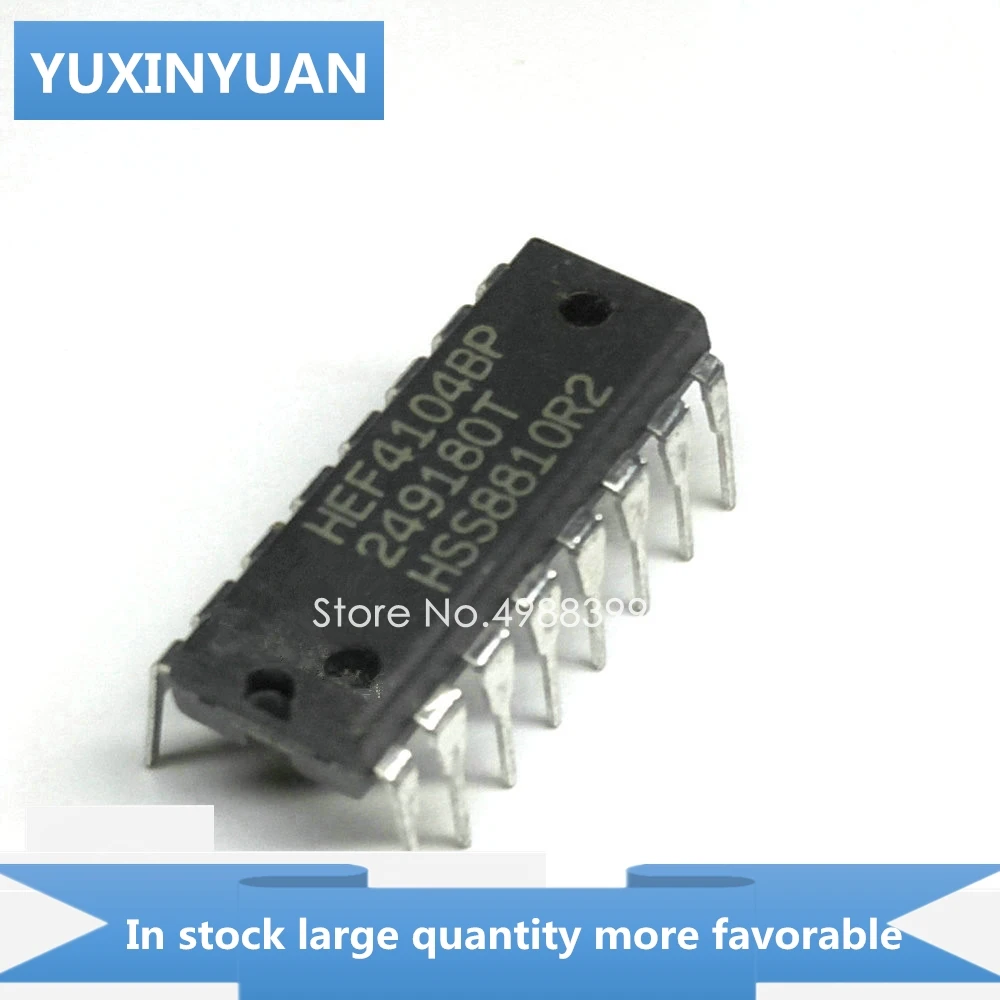 10PCS    HEF4104BP HEF4104B HEF4104 HEF 4104BP DIP8  YUXINYUAN IN STOCK   