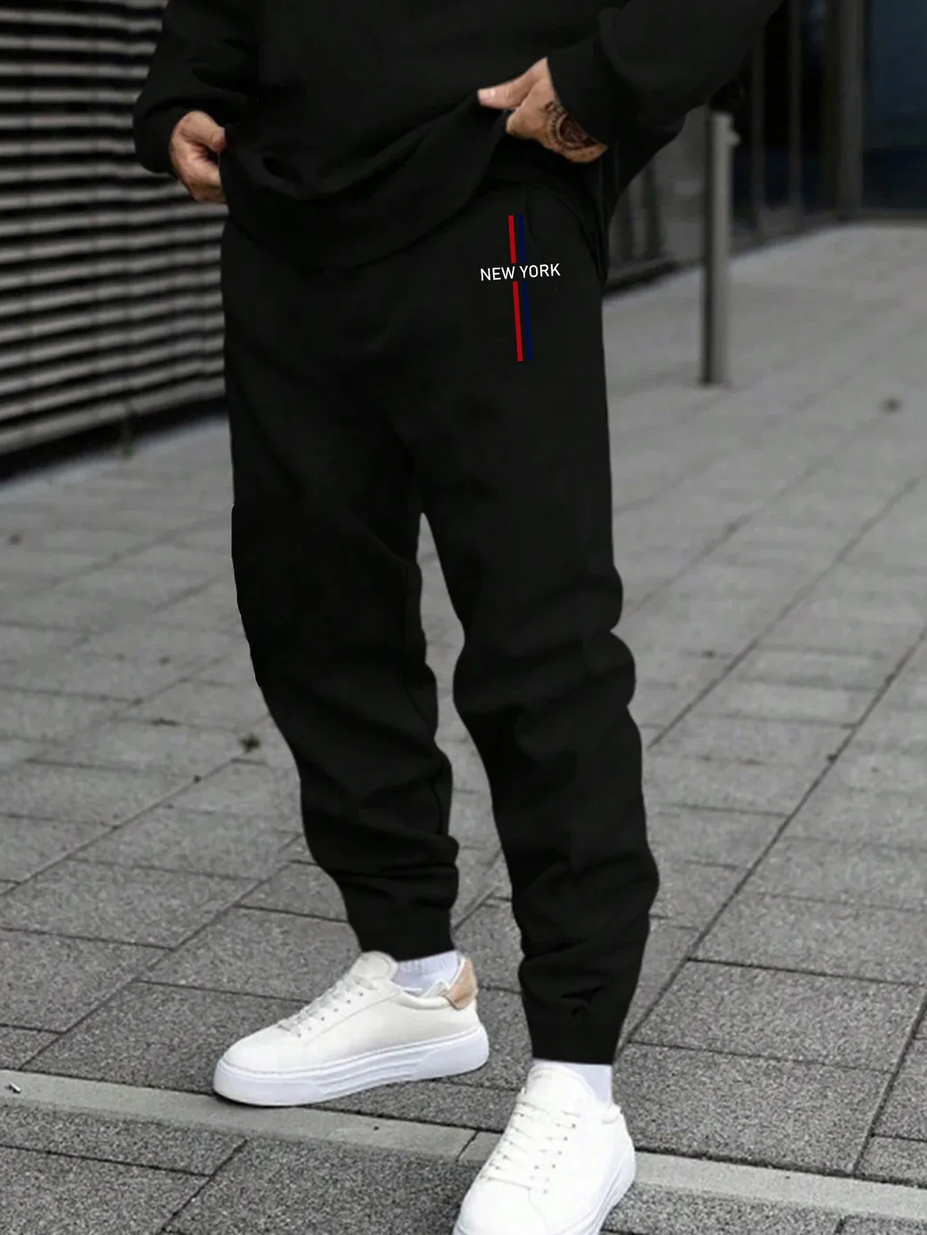 Survêtement imprimé pour hommes, sweat-shirt à manches longues, pantalon de survêtement, pull de sport décontracté, vêtements d'automne quotidiens Hip Hop