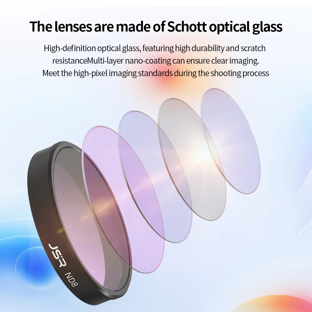 

Camera Lens Filter for DJI Osmo Nano UV CPL Polarizing ND8 ND16 ND32 ND64 PL Night Star Camera Filter Accessories