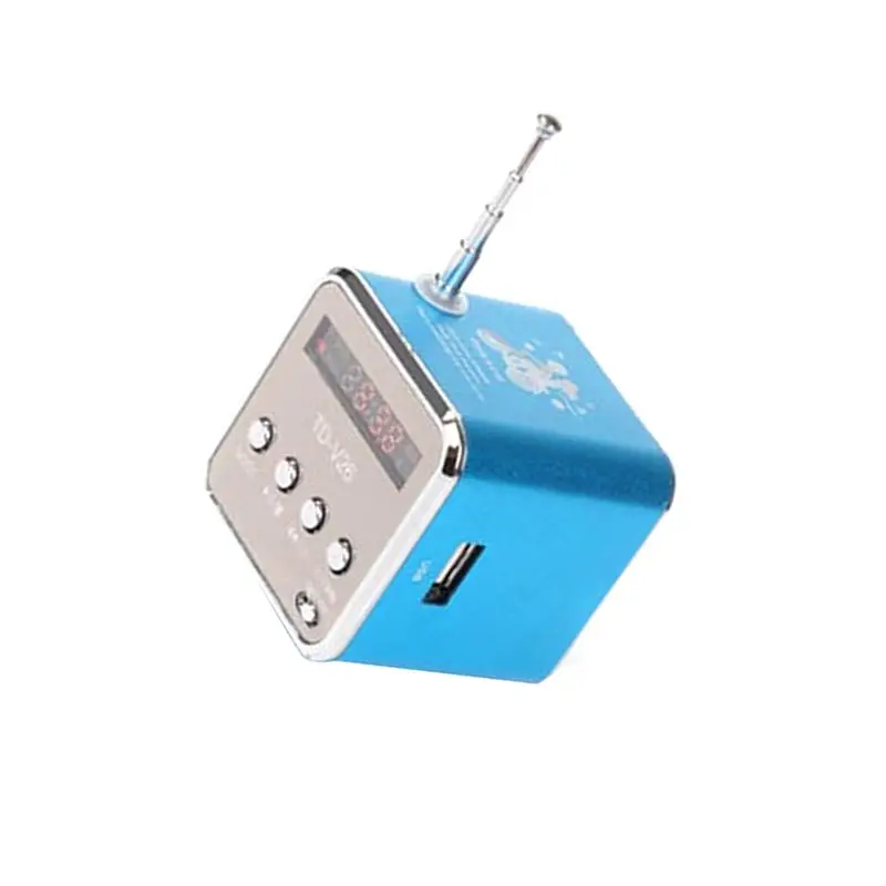 A25P MP3 Player With FM Radio Microphone Portable Bluetooth Speaker SD Card Slot Wireless Sound System For Home And Travel
