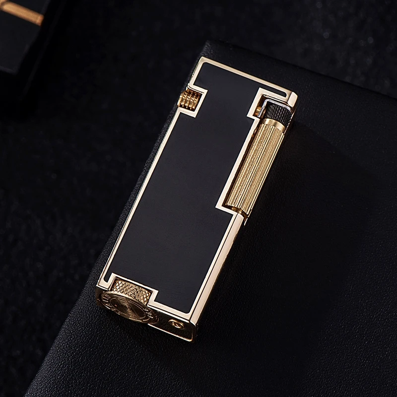 Metal Windproof Sideslip Grinding Wheel Flint Kerosene Lighter Mimi Portable Classic Creative Personalized High-end Gift Lighter