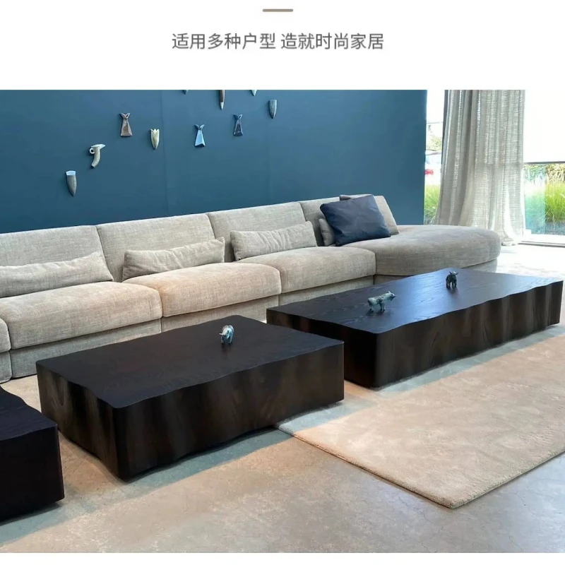 X-S Modern simple light luxury coffee table living room household small apartment square creative tea table HG