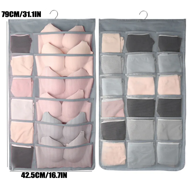 Underwear Hanging Storage Bag Durable Foldable Organizer For Bra Underwear Underpants Socks