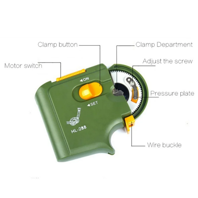 Atador automático de anzuelos eléctrico con batería portátil para pesca - imagen 3