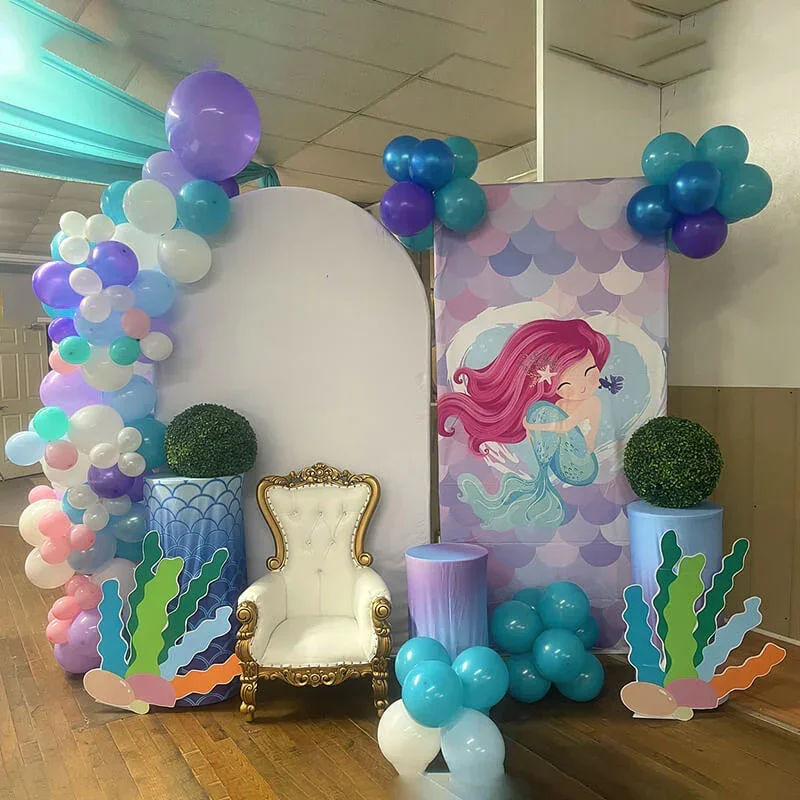 Mehofond مخصص 2-الجانب مستطيل مربع قوس حفلة عيد ميلاد استحمام الطفل الزفاف يغطي كيارا خلفية ديكور خلفية الصورة