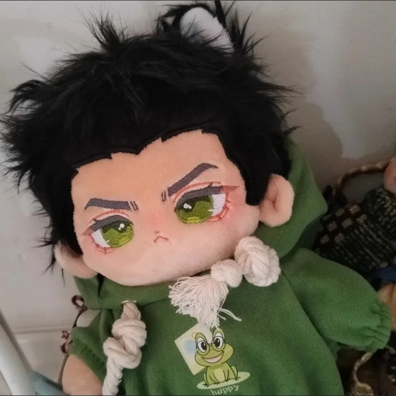 20cm Anime Attributes Damian Kawaii Cosplay Soft Cotton Doll Body With Ears Cartoon DIY Dress Up Toy Figure Fans Collection Gift