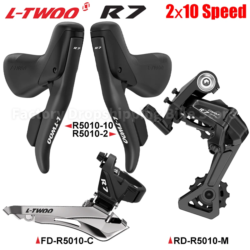 LTWOO R7 Road Bike 2X10 Speed Derailleur Groupset Compatible Shimano SUNSHINE 25T 28T 32T Cassette X10 Chains Bicycle Parts