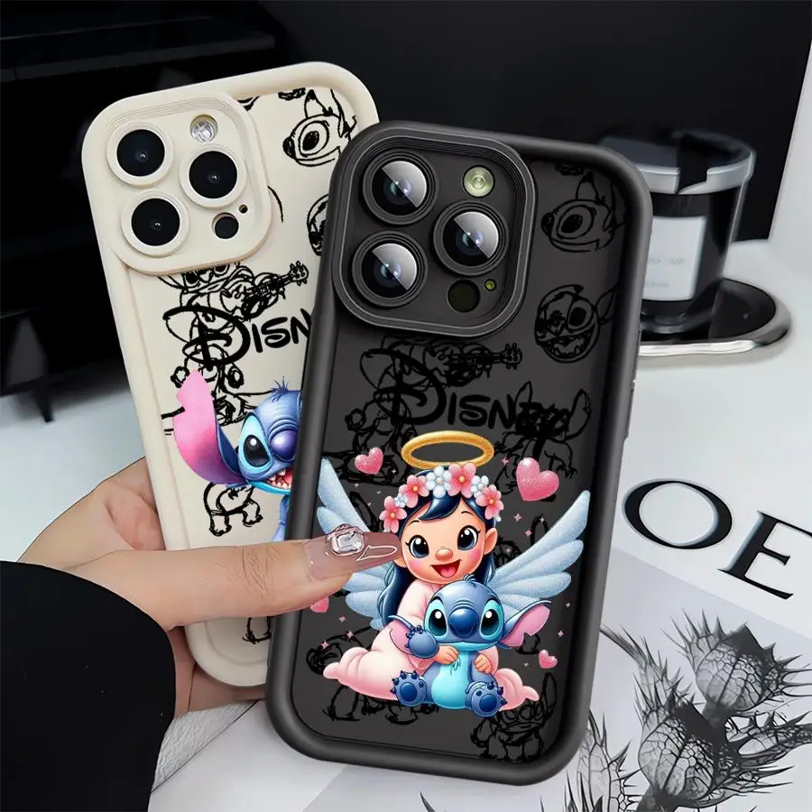 Disney Stitch Phone Case for Xiaomi Redmi 12 12C 13C 5G 13 4G A1 A2 Plus A3 Poco X3 NFC X3 Pro C50 C51 C61 Coque Cover