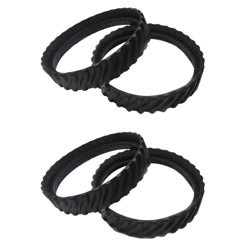 4Pcs Exact Track Replacement In-Ground Pool Cleaner Heavy Duty Rubber Track for Zodiac MX8 Elite MX6 Elite MX8 Mx6-SPMI