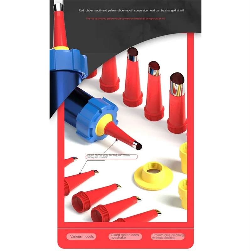 24Pc Stainless Steel Caulk Nozzle Applicator Caulking Finisher Glue Silicone Sealant Finishing Tool for Kitchen Bathroom