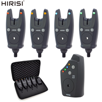 Hirisi S5 Carp Fishing Bite Alarms Fishing Bite Indicator Waterproof Wireless Fishing Alarm Set Fishing Accessories