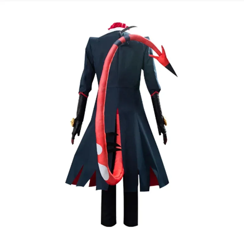 

New 2025 Anime Helluva Boss Blitzo Cosplay Costume Party Uniform Suit with Tail Halloween Outfit for Men Women Custom ★AA9X