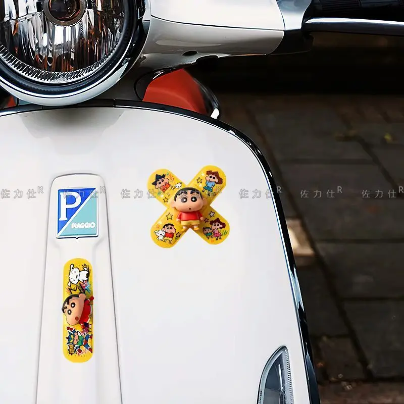 Xiaoxin cartoon band-aid sticker anime car sticker electric motorcycle luggage computer decoration sticker car scratch sticker view 5