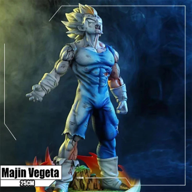 

25CM Dragon Ball Z Majin Vegeta Self-destruct Vegeta GK Statue PVC Action Figure Collection Model Toy for Children Gifts Presale