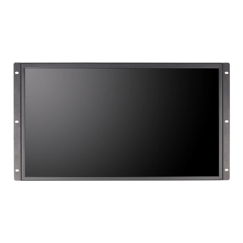 Wall Mount 23.8 Inch 1000 Nits Outdoor Use Open Frame Monitor for Industry LCD Touch Display with AV BNC VGA HD USB Interface