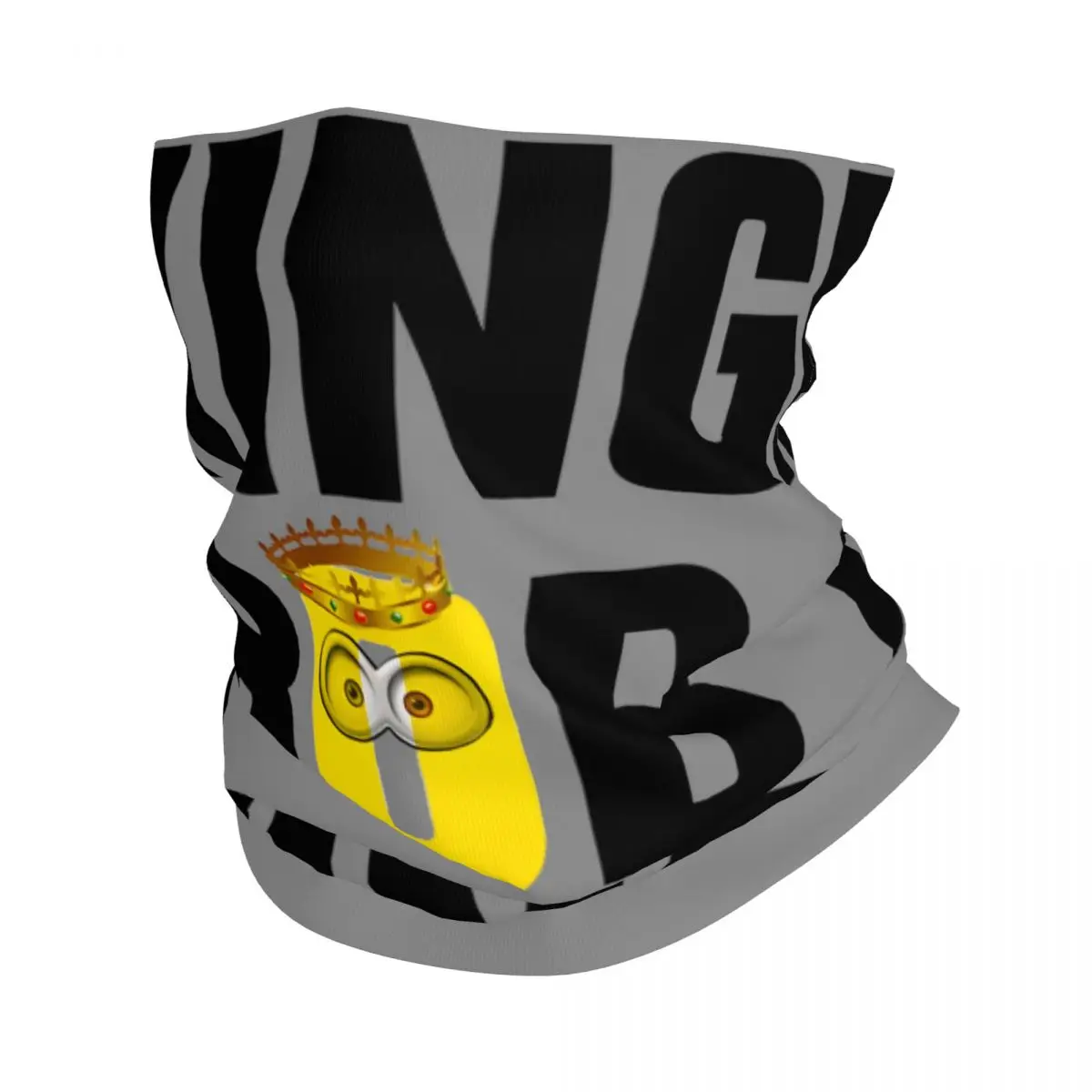 

King Bob Despicable Me Bandana Neck Gaiter Motocross Wrap Scarf Hiking Unisex Adult Washable