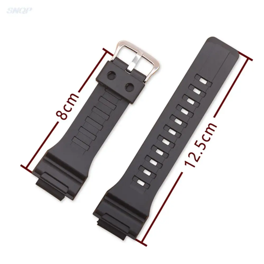 Strap for Casio G-SHOCK AQ-S800/AQ-S810W SGW-400H/300H/500H W-735H AE-1000W/1200/1300 Rubber Silicone Watch Band Accessories