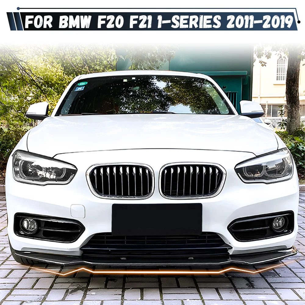 

Front Bumper Lip Spoiler Splitter Diffuser For BMW 1 Series F20 F21 116i 118i 120i 2011-2019 Bodykits Tuning