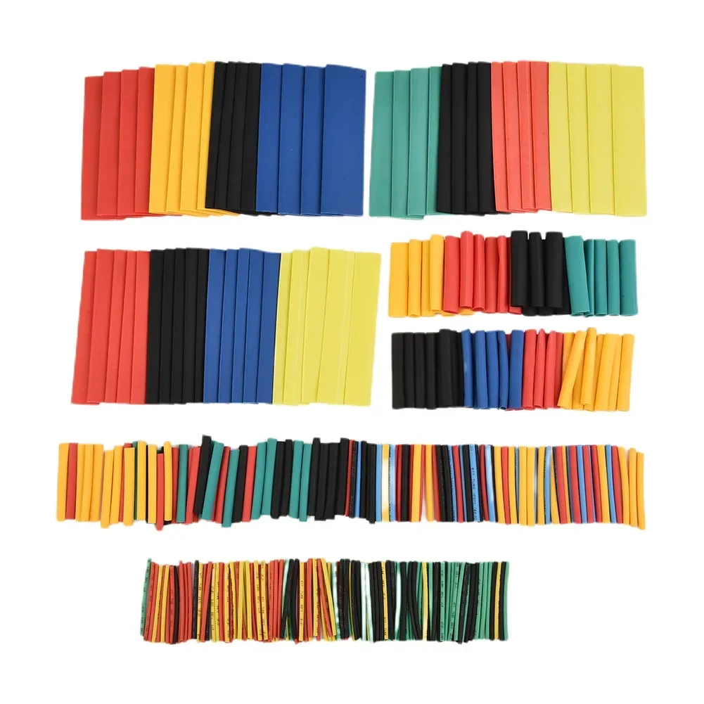 328pcs Heat-shrink Tubing Thermoresistant Tube Heat Shrink Wrapping Kit Electrical Connection Wire Cable Insulation Sleeved Prot