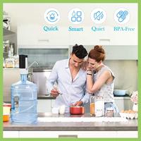 Electric Water Bottle Pump 3-5 Gallon,USB Charging Wireless Portable Automatic Drinking Dispenser Filter For Home Office