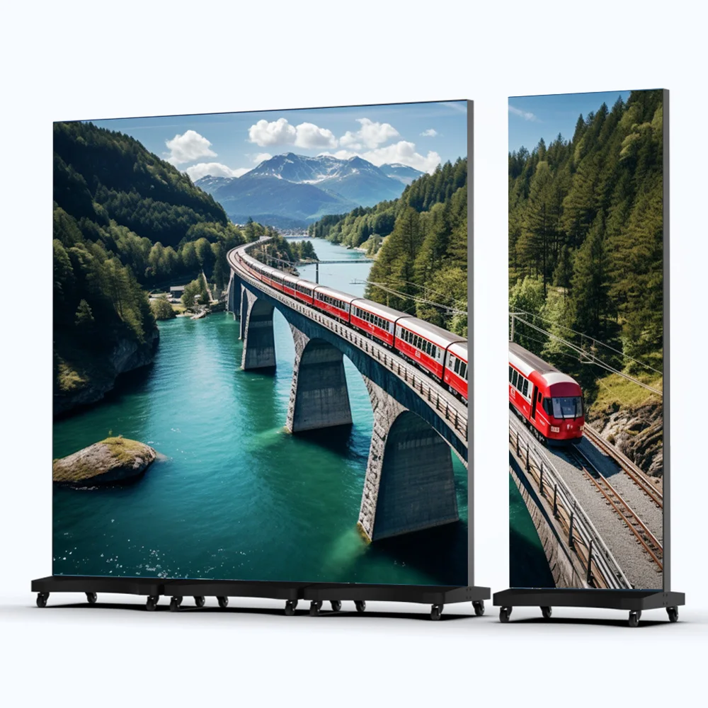 Best-selling Led Advertising Poster P2.5 Contrast Ratio Led Display Panel Advertising Led Screen for Department Stores