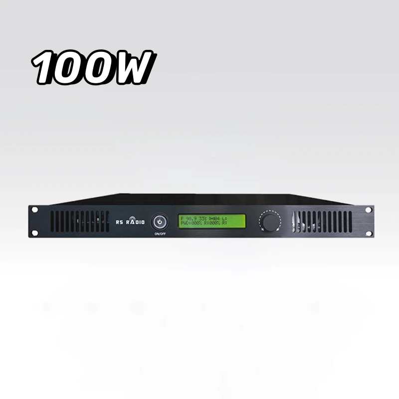 เครื่องส่งสัญญาณ FM 100W พร้อม87.5-108MHz อุปกรณ์ออกอากาศสำหรับสถานีวิทยุ