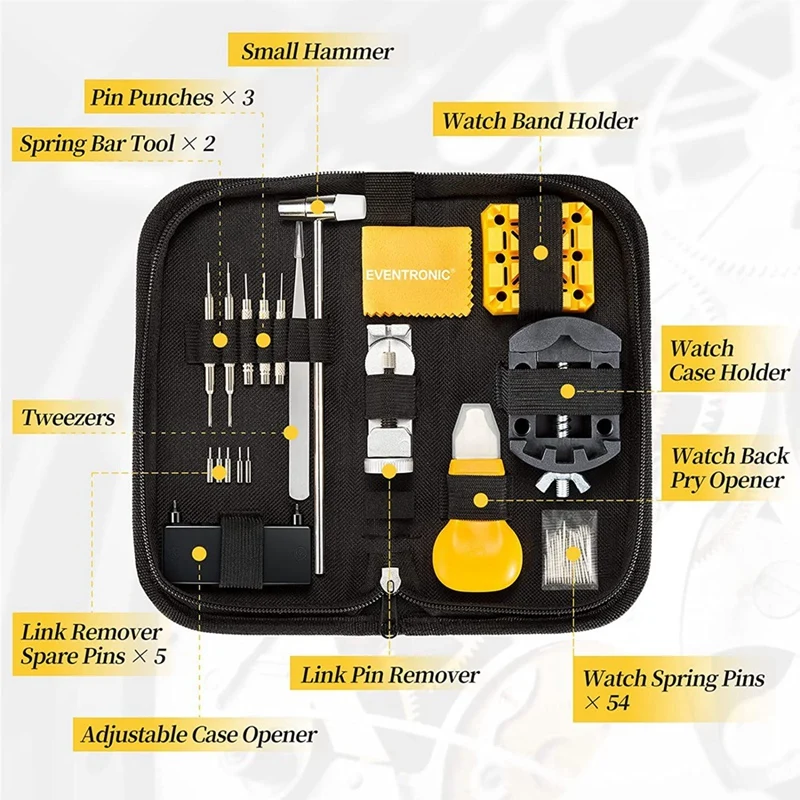 1 Set Watchmaker Watch Repair Repairing Tools Kit Case Remover Opener Bar Set Convenience Brand Clock Tool