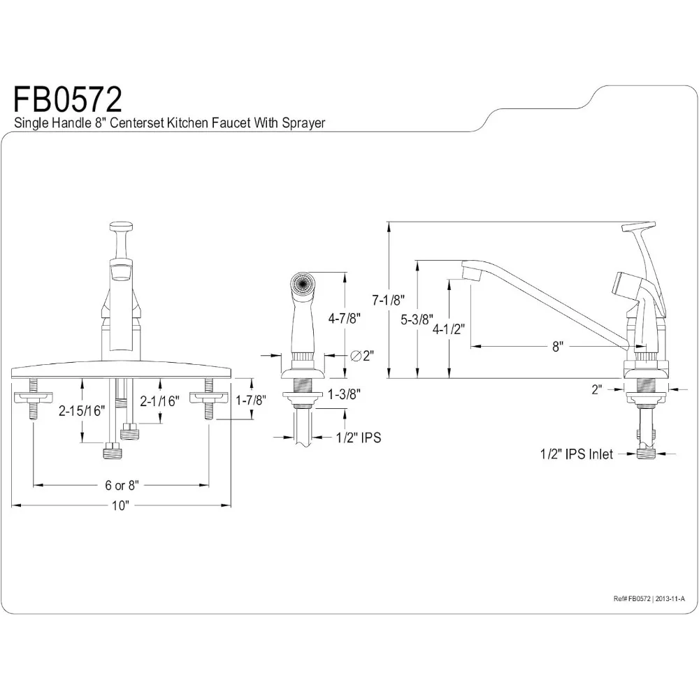 صنبور مطبخ أنيق بمقبض واحد مع بخاخ منسدل، لمسة نهائية مصقولة من الكروم للمنازل الحديثة