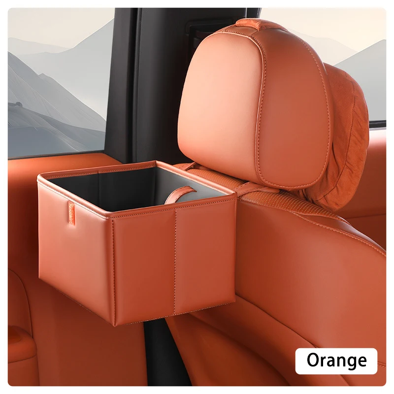 

Складной многофункциональный ящик для хранения в салоне автомобиля, органайзер для хранения на заднем сиденье автомобиля, мусорный бак, ящик для хранения автомобильных принадлежностей