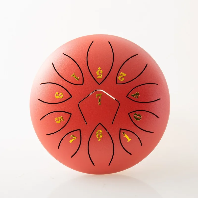 

6-дюймовый стальной язычковый барабан с 11 тонами для медитации, звукотерапии, для детей и взрослых, эфирный барабан, ударный инструмент