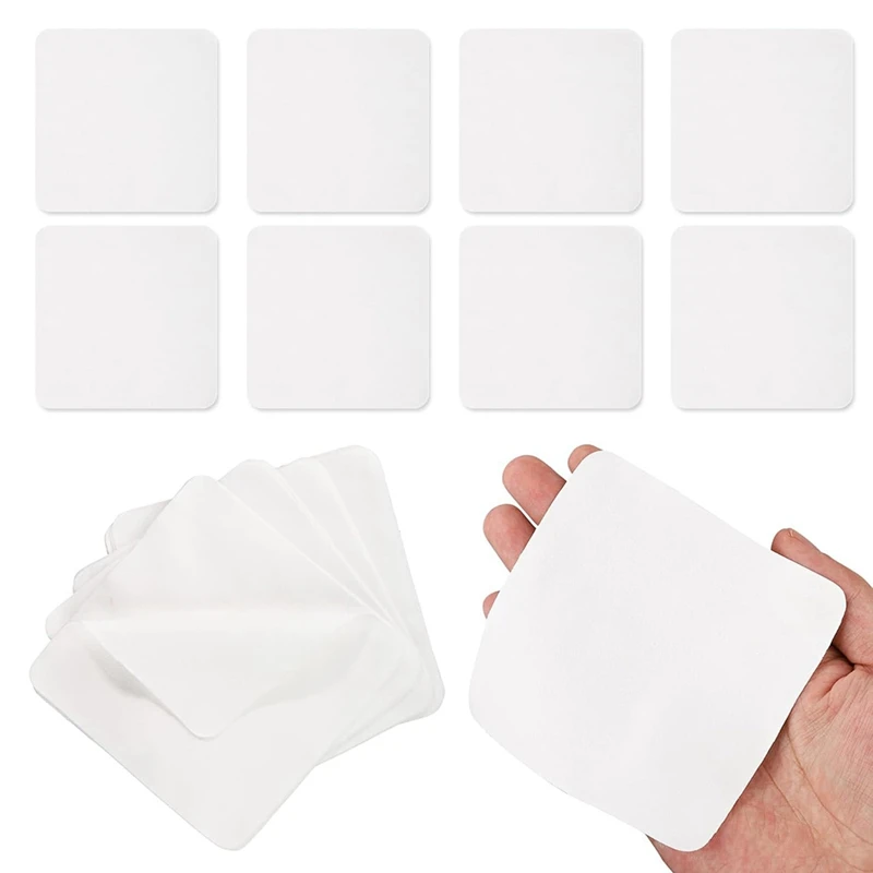 20Pcs Chamois Cloths, 3.9X3.9 Inch Pottery Tools Chamois Soft Chamois Cleaning Cloth Pottery Chamois Pottery Tools