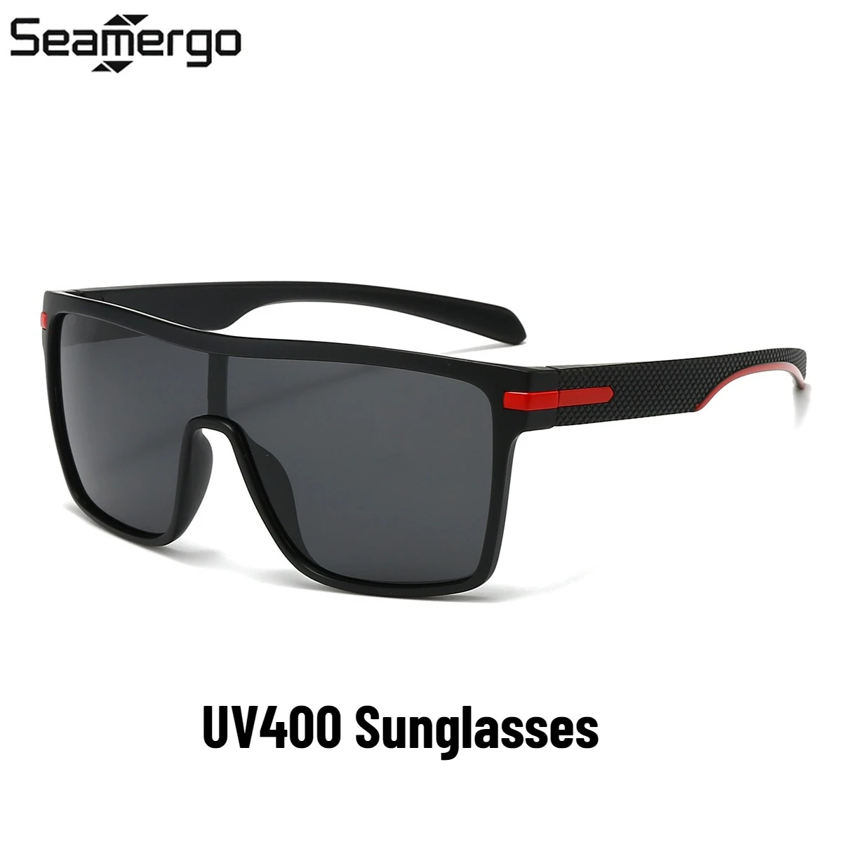 

SEAMERGO Men's Personalized Large Frame Sunglasses Men's and Women's Fashion Classic Trend UV400 Glasses Fashion Sunglasses