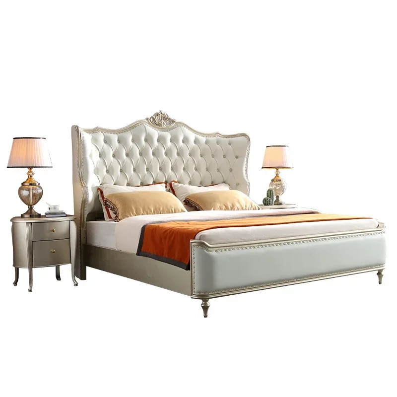 

Double bed, king size with drawers, high-end luxury frame, double bed, luxury bedroom furniture