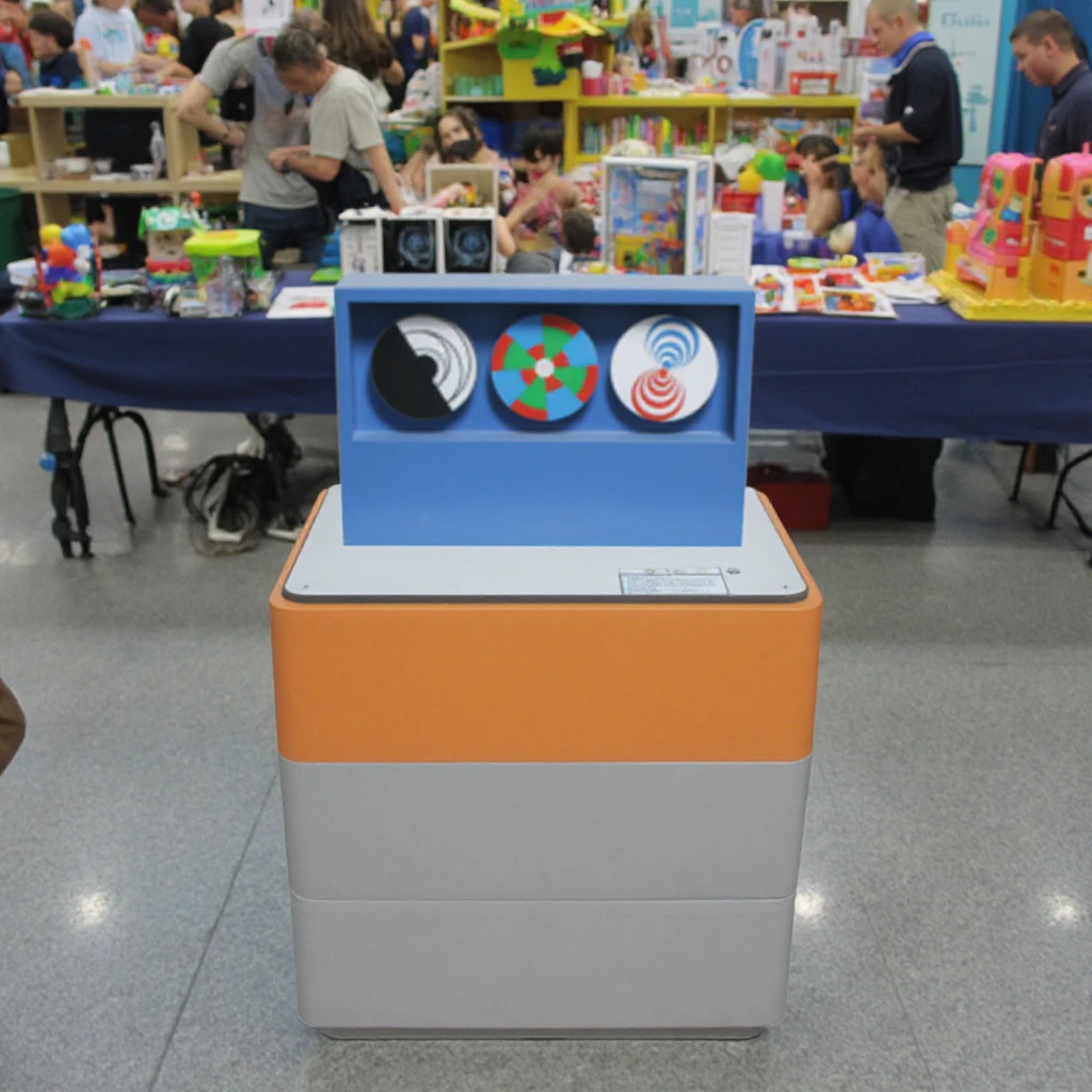 تكنولوجيا القرص الدوار البصري أدوات المعدات التفاعلية معرض العلوم الشعبية لعبة الدعائم معرض العلوم ألعاب العلوم