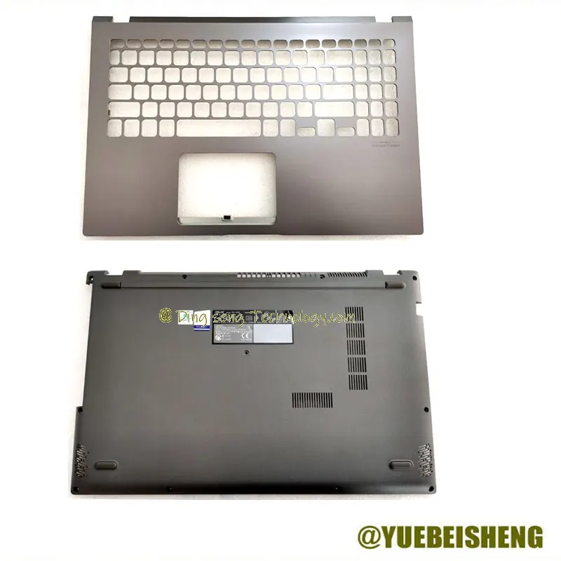 YUEBEISHENG           New/Org For ASUS X545 X545W X545D X545F Palmrest Keyboard upper cover (Gray) /Bottom case Bottom cover