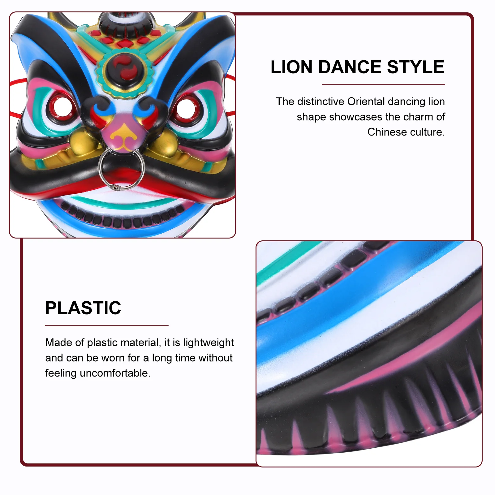

Chinese Dancing Handmade Craftsmanship Colorful Design Durable Lightweight Party Festival Cosplay Reusable Costume Accessory For
