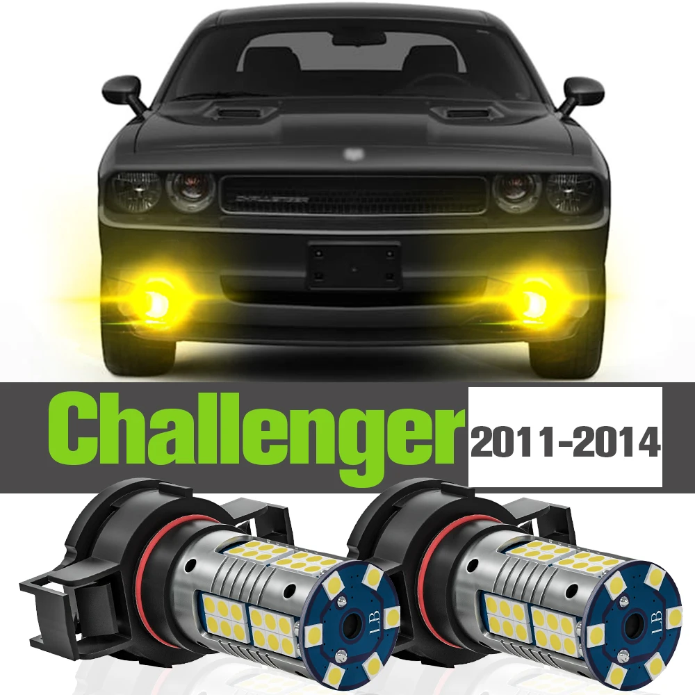 

2x LED Fog Light Accessories Lamp For Dodge Challenger 2011 2012 2013 2014