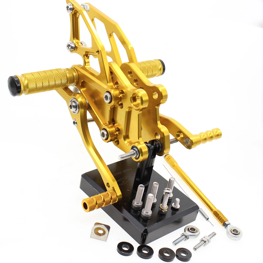 For Yamaha YZF R25 R3 MT03 2014-2020 MT25 2015-2020 Motorcycle Rearset Rear Set Footrest Rear Sets Rearsets Footpegs Foot Pegs
