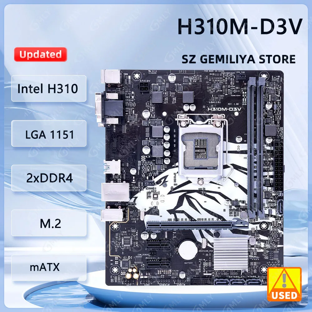 Intel Cpu Core I9 - H310M-D3V Motherboard Intel H310 LGA 1151