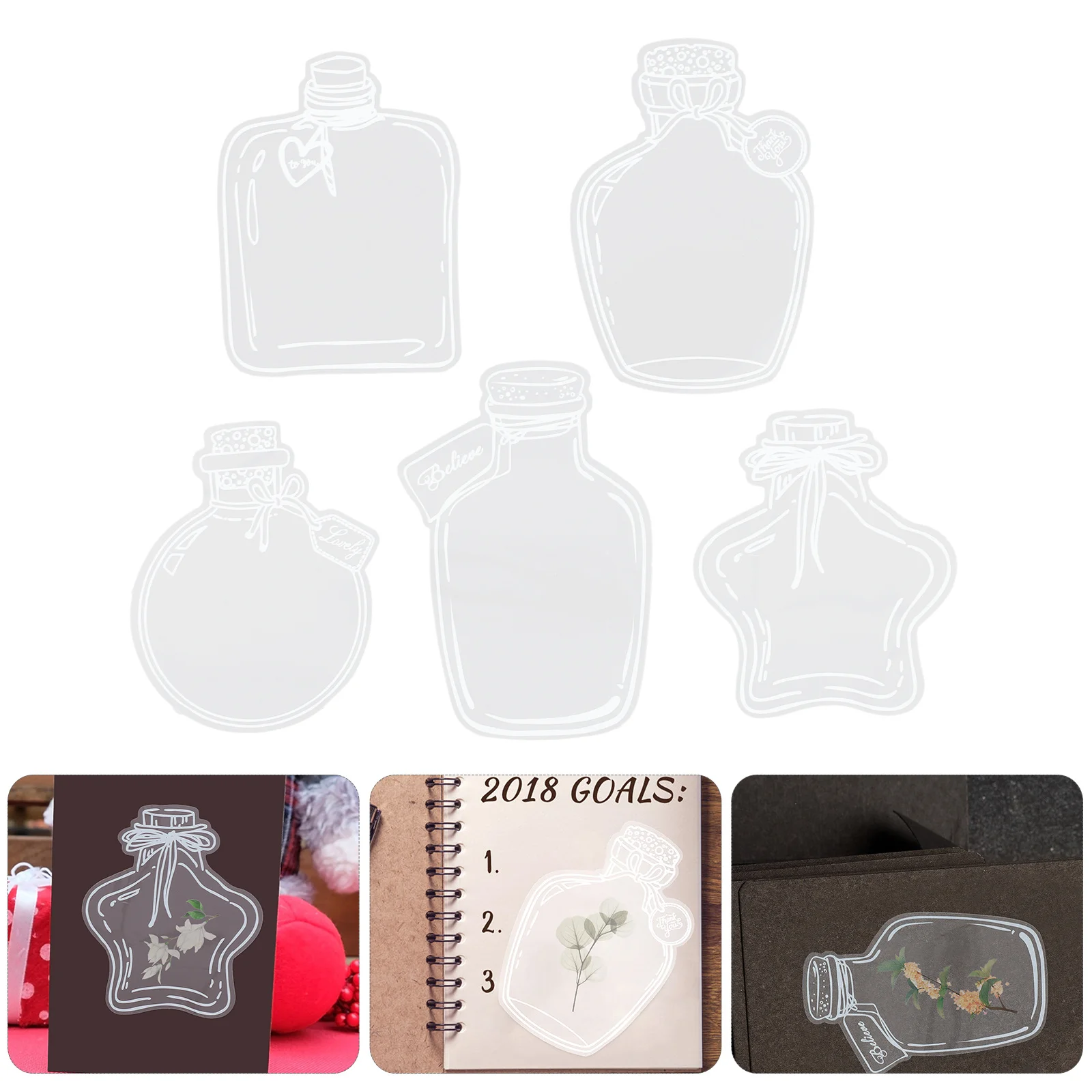 

20Pcs Dried Flower Bookmark Set Handmade Embossed DIY Craft Reading Accessory Gift Dried Flower Bookmarks Set Kawaii Bookmark